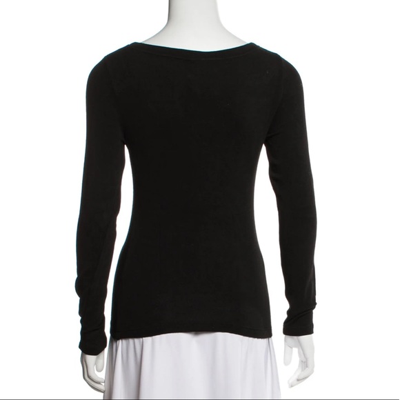 Kristensen du nord long sleeve black top - Picture 2 of 7